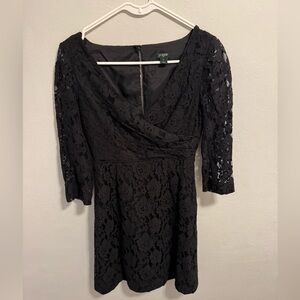 J. Crew black lace dress - size 2